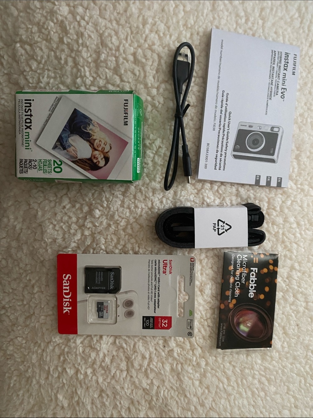 Fujifilm instax mini EVO Brown Retro Instant Camera with Brown Case - Picture 10 of 10